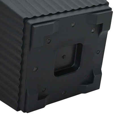 Plant Pots 6 pcs Black Plastic