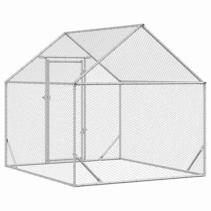 Chicken Cage Silver 200 x 170 x 177 cm Galvanised Steel