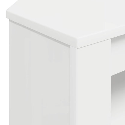 Corner TV Cabinet 102 x 40.5 x 45 cm White Engineered Wood