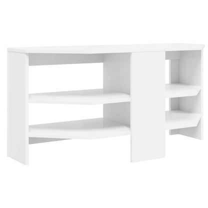 Corner TV Cabinet 102 x 40.5 x 45 cm White Engineered Wood