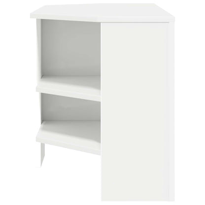Corner TV Cabinet 102 x 40.5 x 45 cm White Engineered Wood