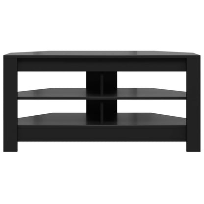 Corner TV Cabinet 102 x 41 x 50 cm Black Engineered Wood