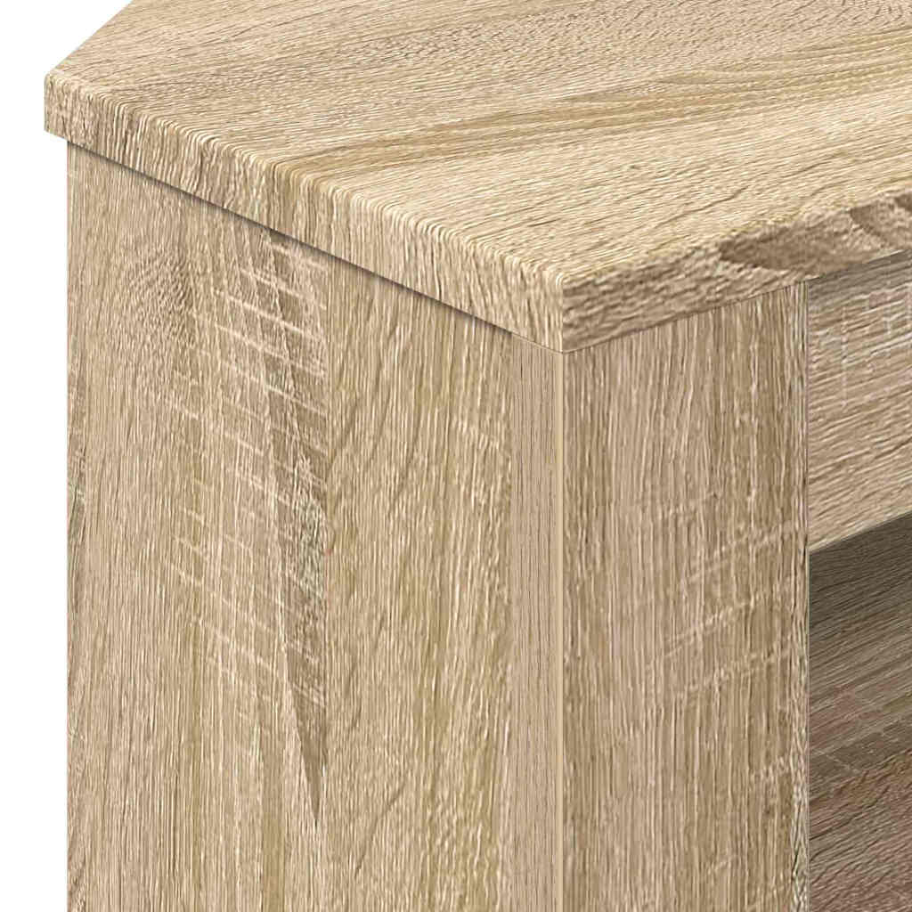 Corner TV Cabinet 102 x 40.5 x 45 cm Sonoma Oak Engineered Wood