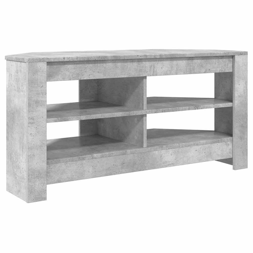 Corner TV Cabinet 102 x 40.5 x 45 cm Concrete Grey