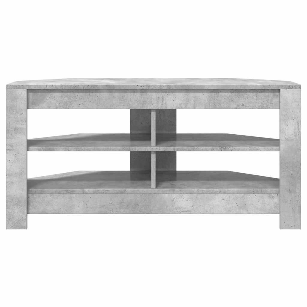 Corner TV Cabinet 102 x 40.5 x 45 cm Concrete Grey
