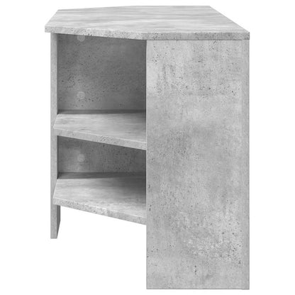 Corner TV Cabinet 102 x 40.5 x 45 cm Concrete Grey