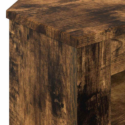 Corner TV Cabinet 102 x 40.5 x 45 cm Smoked Oak Engineered Wood