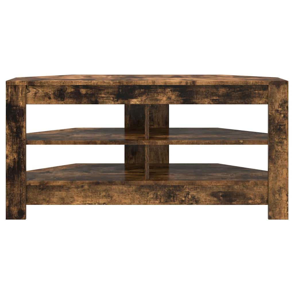 Corner TV Cabinet 102 x 40.5 x 45 cm Smoked Oak Engineered Wood