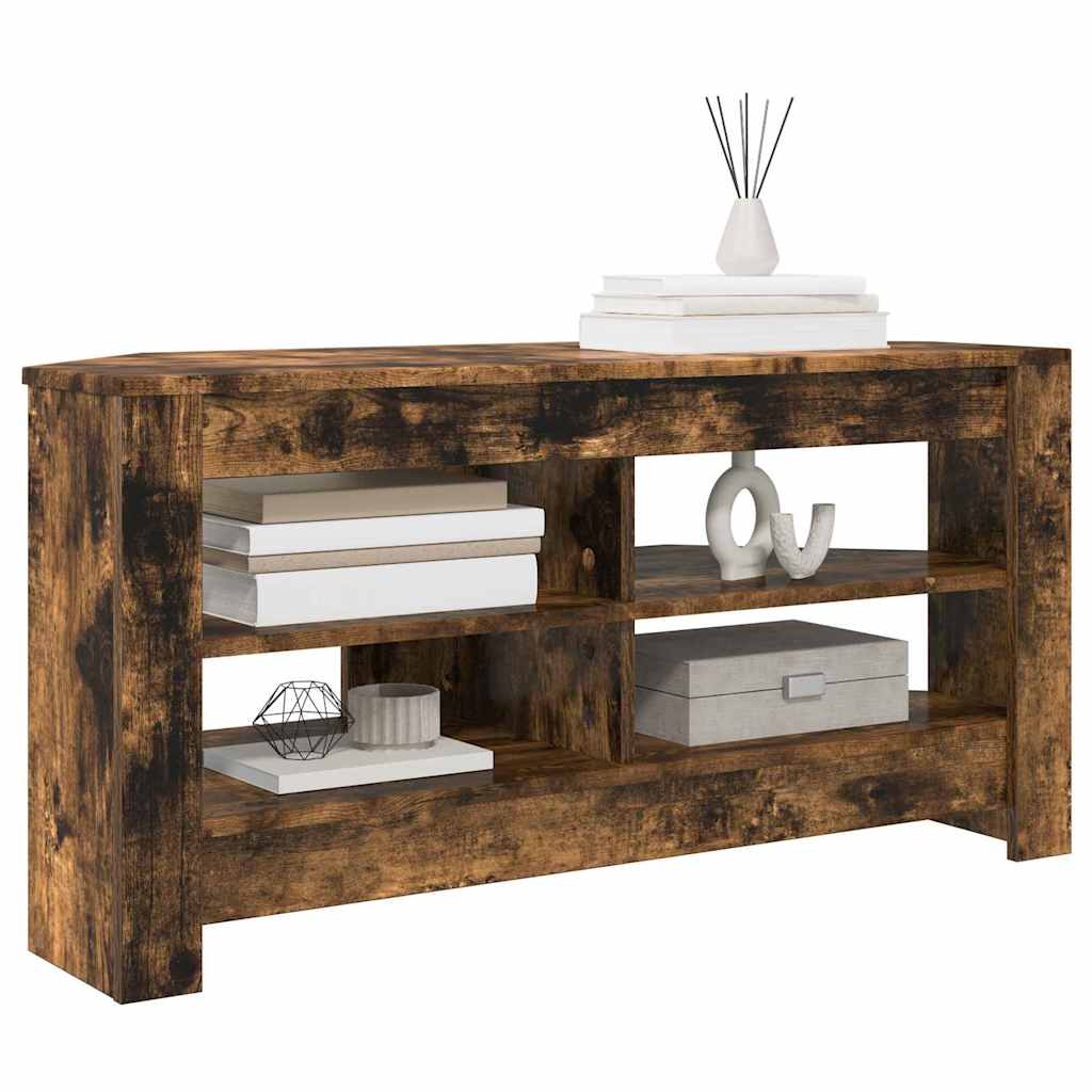Corner TV Cabinet 102 x 40.5 x 45 cm Smoked Oak Engineered Wood