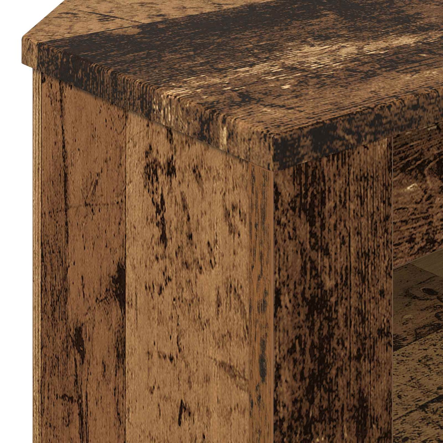 Corner TV Cabinet 102 x 40.5 x 45 cm Old Wood Engineered Wood