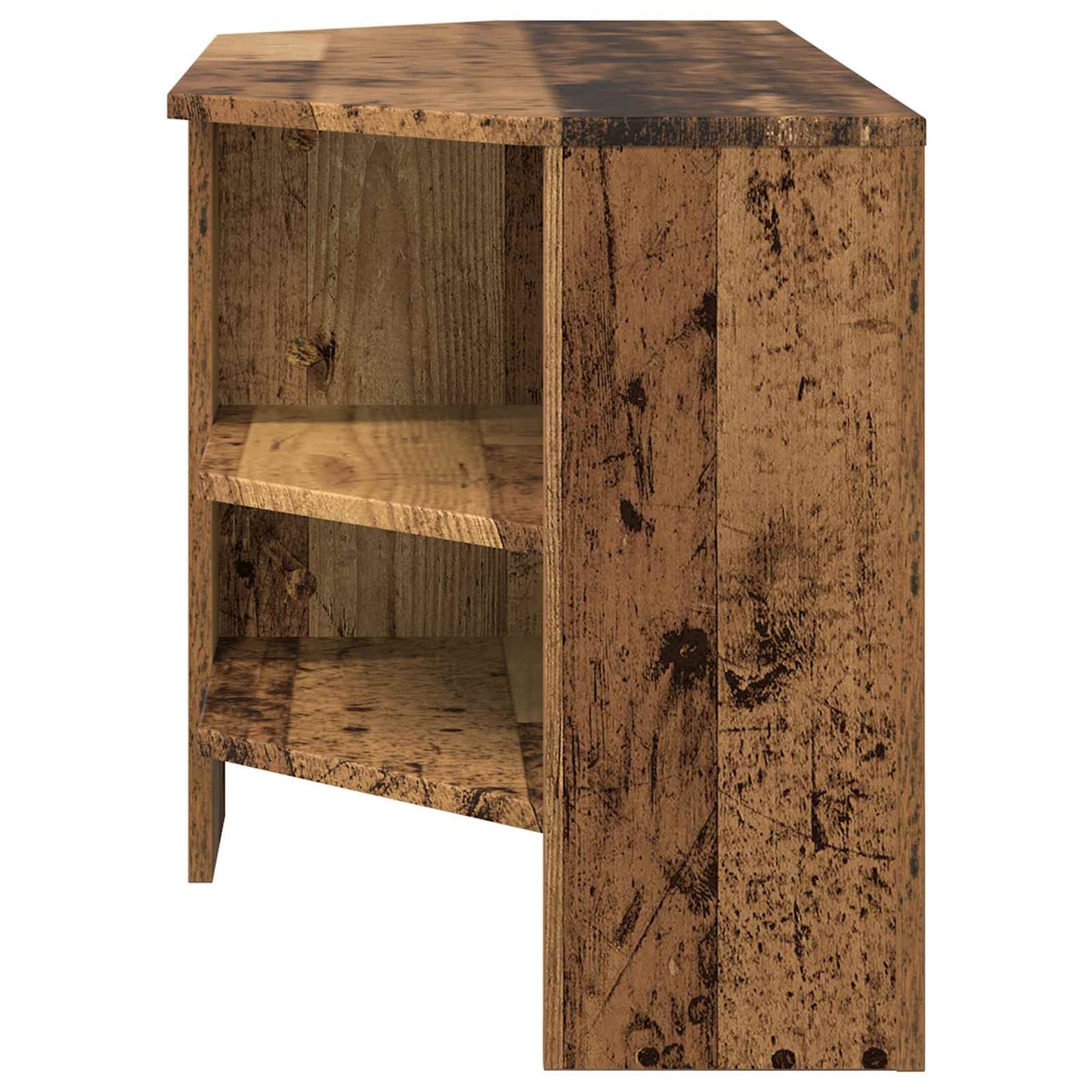 Corner TV Cabinet 102 x 40.5 x 45 cm Old Wood Engineered Wood