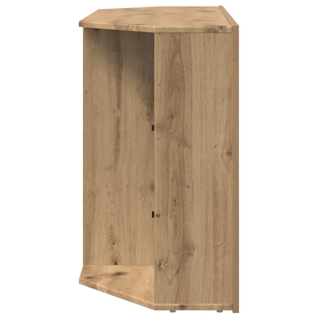 Corner LED TV Cabinet 100x40x68cm Artisan Oak Engineered Wood