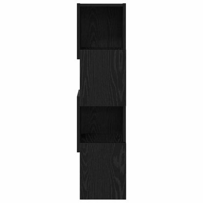 Corner Cabinet Black Oak 25.5x25x102cm Engineered Wood