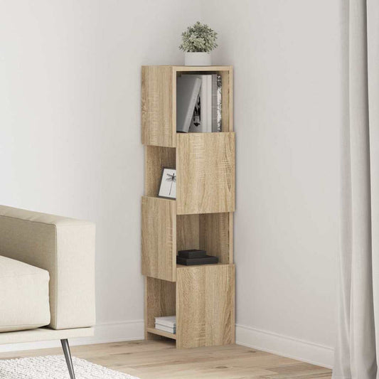 Corner Cabinet Sonoma Oak 25.5x25x102cm Engineered Wood
