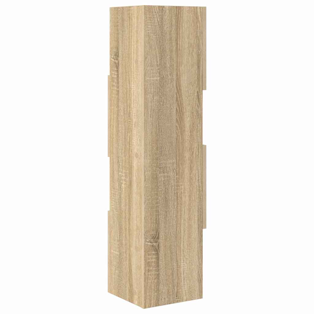 Corner Cabinet Sonoma Oak 25.5x25x102cm Engineered Wood