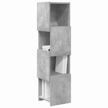 Corner Cabinet 25.5x25x102cm Engineered Wood Concrete Grey