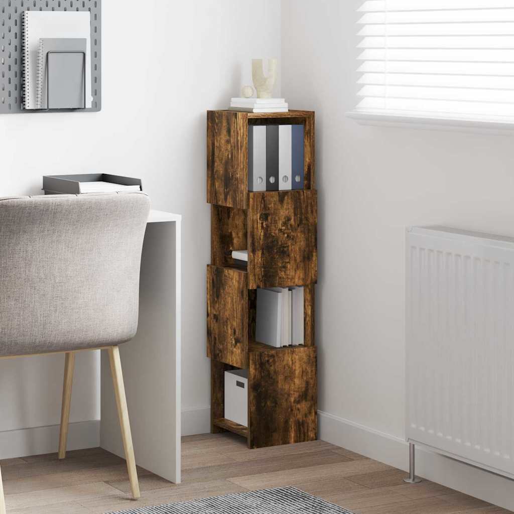 Corner Cabinet 25.5x25x102cm Engineered Wood Smoked Oak