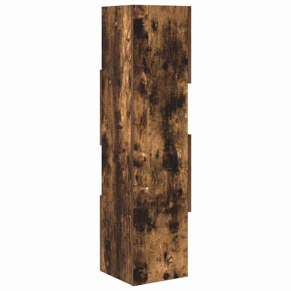 Corner Cabinet Smoked Oak 25.5x25x102cm Engineered Wood