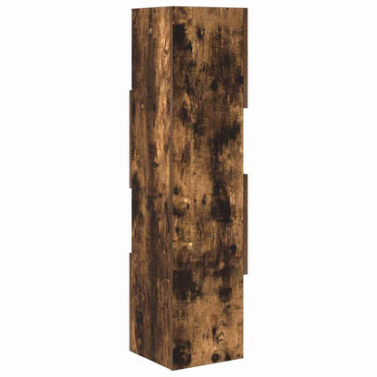Corner Cabinet Smoked Oak 25.5x25x102cm Engineered Wood