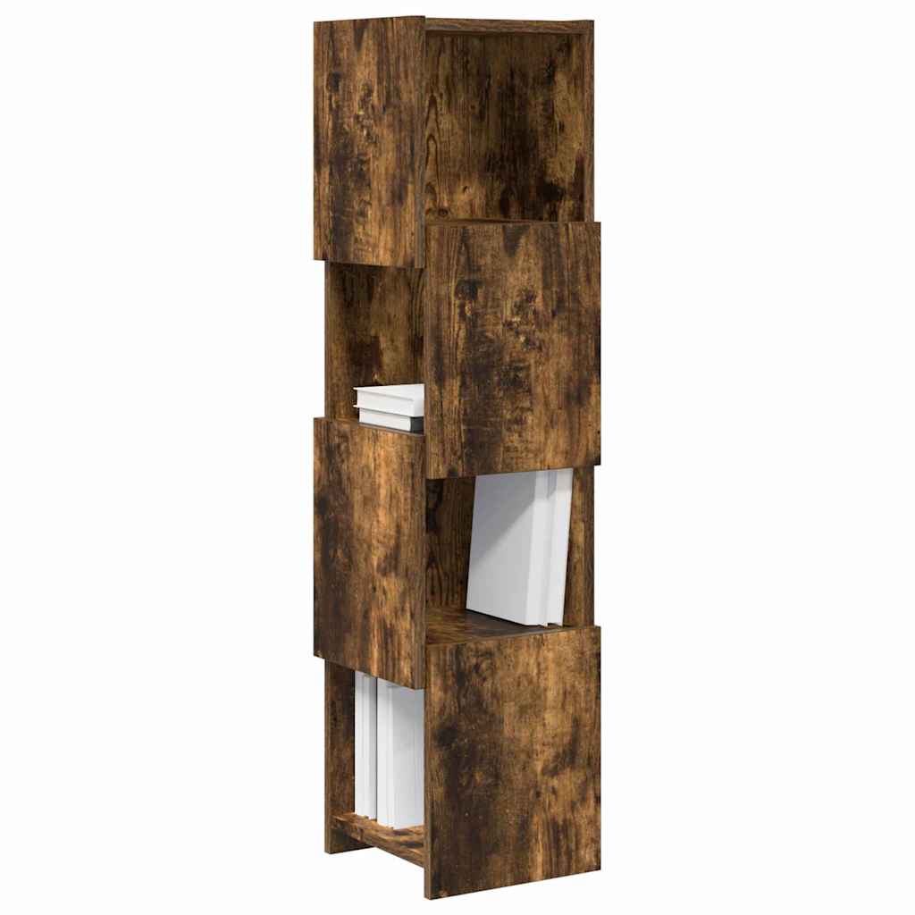 Corner Cabinet 25.5x25x102cm Engineered Wood Smoked Oak