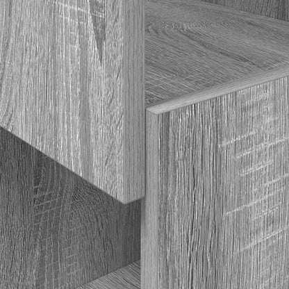 Corner Cabinet Grey Sonoma 25.5x25x102cm Engineered Wood