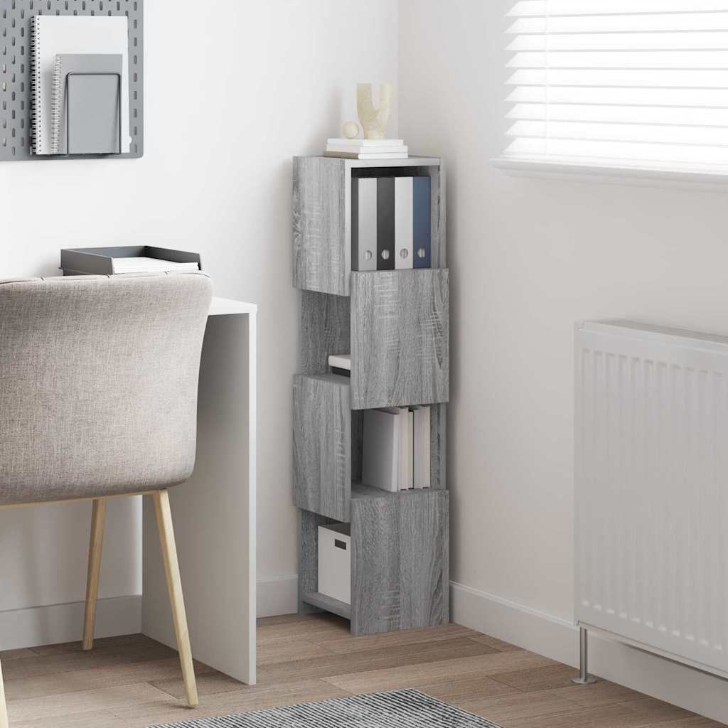 Corner Cabinet 25.5x25x102cm Engineered Wood Grey Sonoma