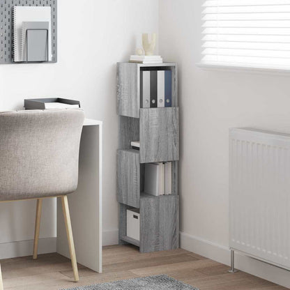 Corner Cabinet 25.5x25x102cm Engineered Wood Grey Sonoma