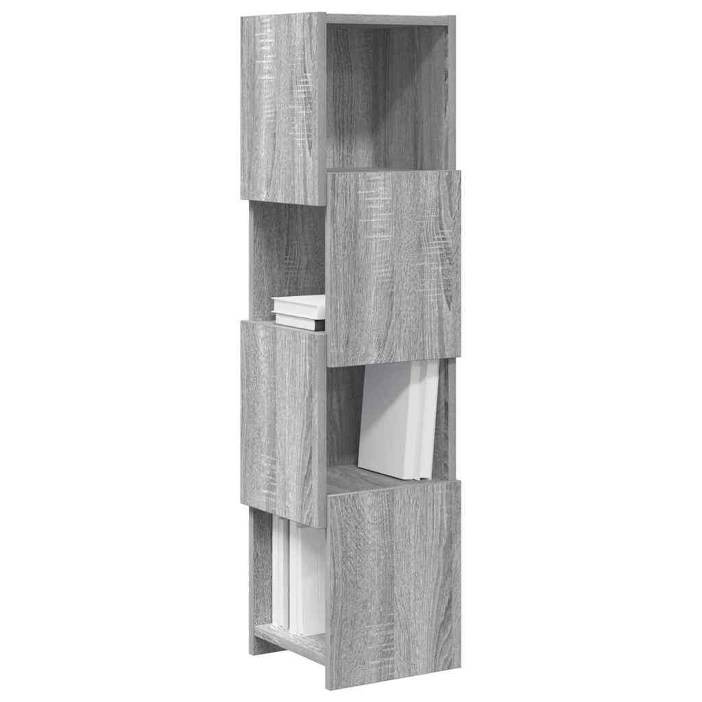 Corner Cabinet Grey Sonoma 25.5x25x102cm Engineered Wood