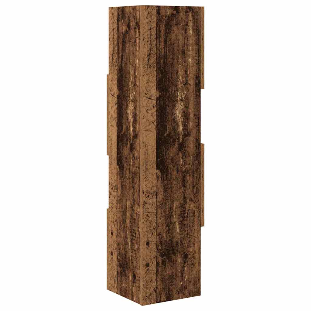 Corner Cabinet Old Wood 25.5x25x102cm Engineered Wood