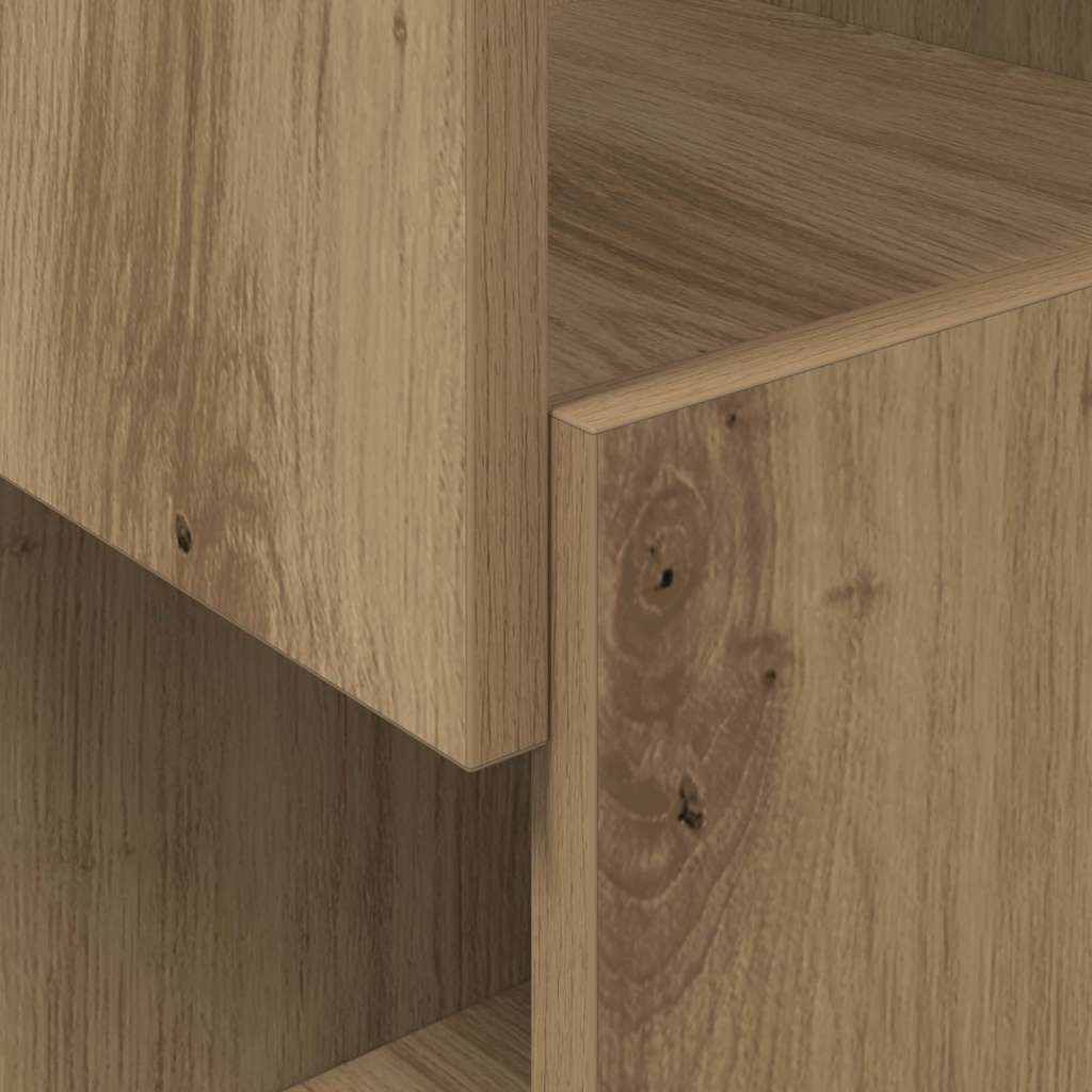 Corner Cabinet 25.5x25x102cm Engineered Wood Artisan Oak