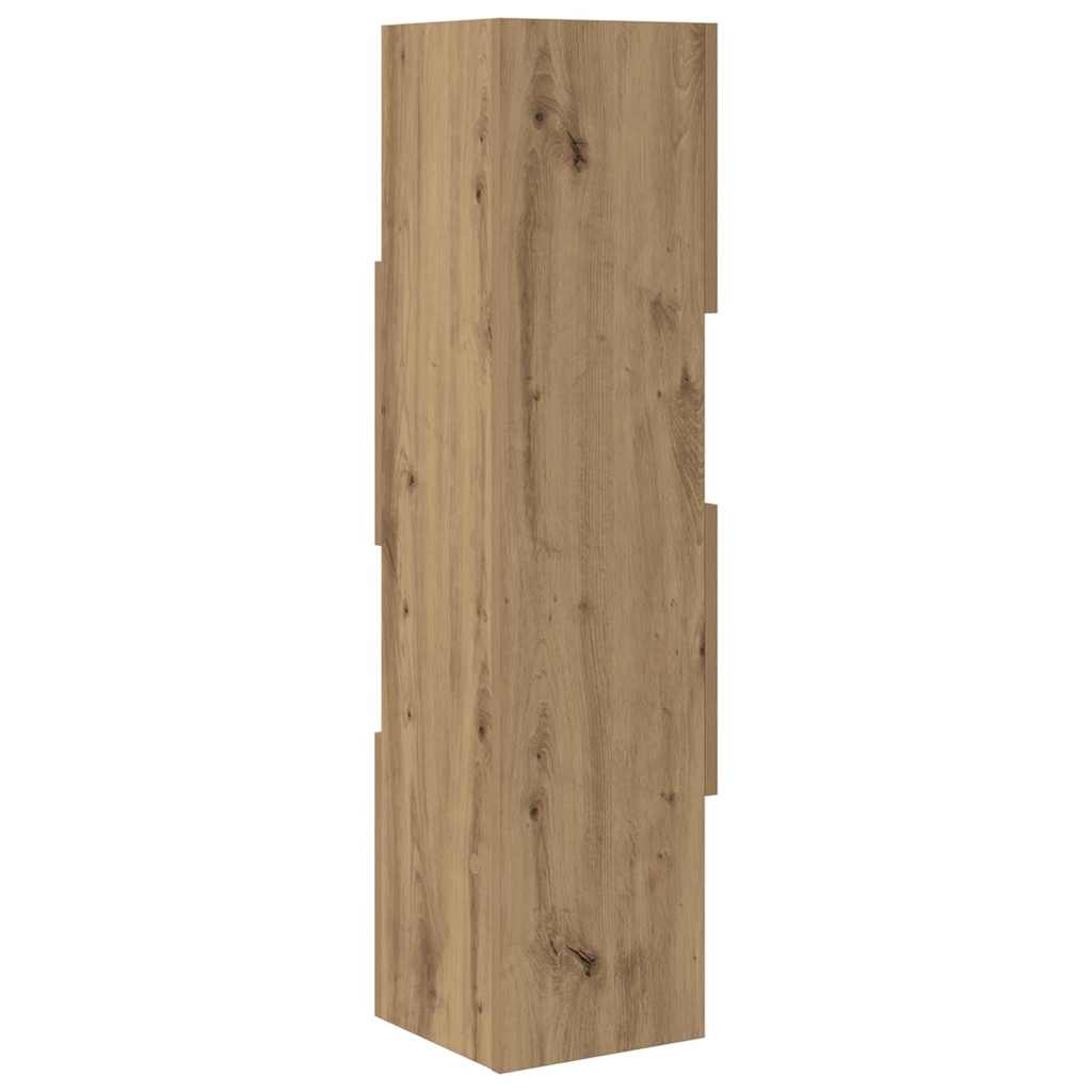 Corner Cabinet 25.5x25x102cm Engineered Wood Artisan Oak