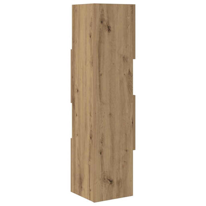 Corner Cabinet 25.5x25x102cm Engineered Wood Artisan Oak