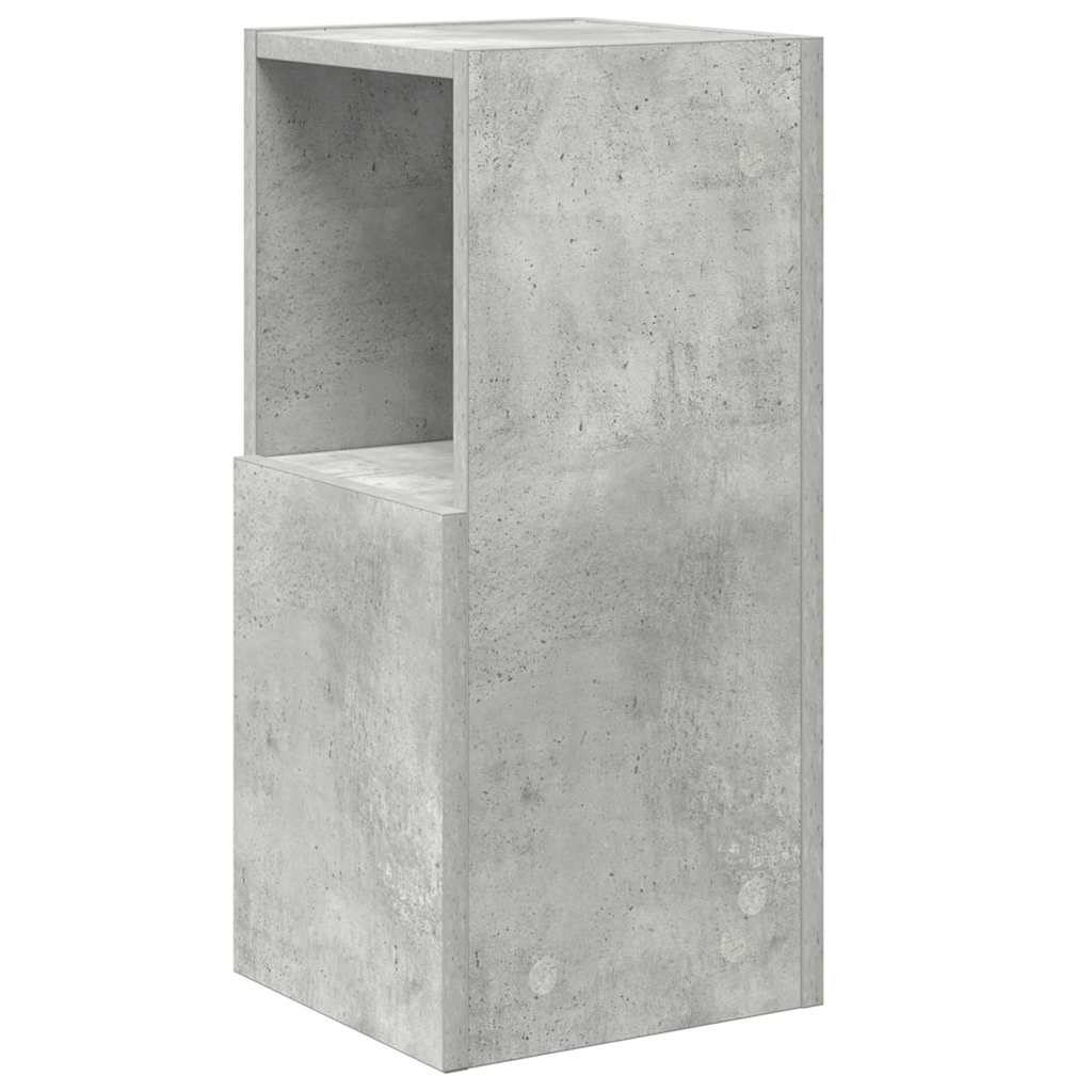 Corner Cabinet 25.5x25x55cm Engineered Wood Concrete Grey