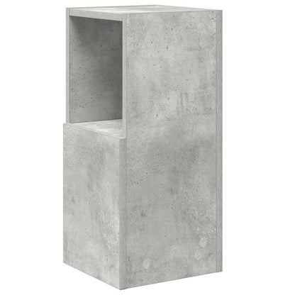 Corner Cabinet 25.5x25x55cm Engineered Wood Concrete Grey