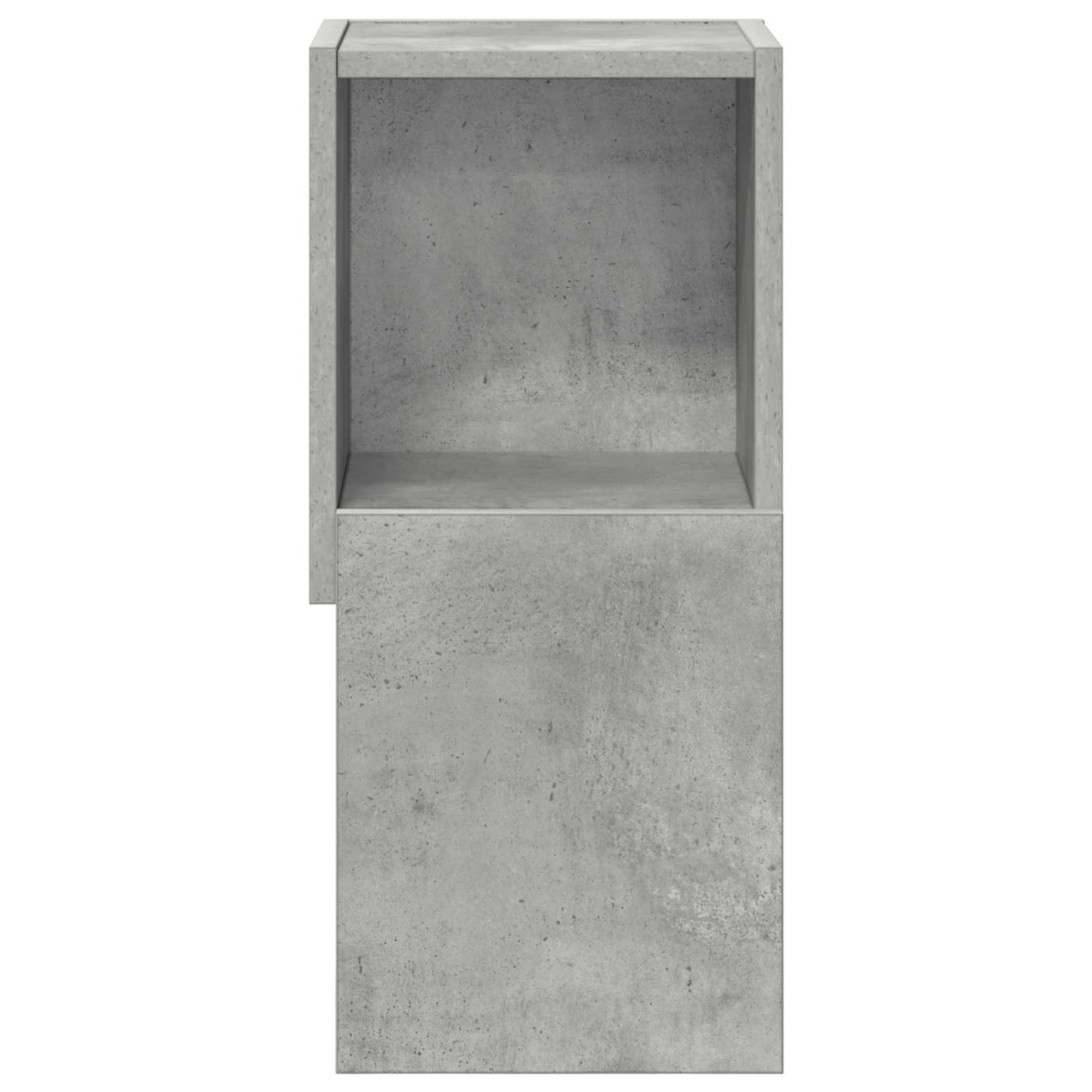 Corner Cabinet 25.5x25x55cm Engineered Wood Concrete Grey
