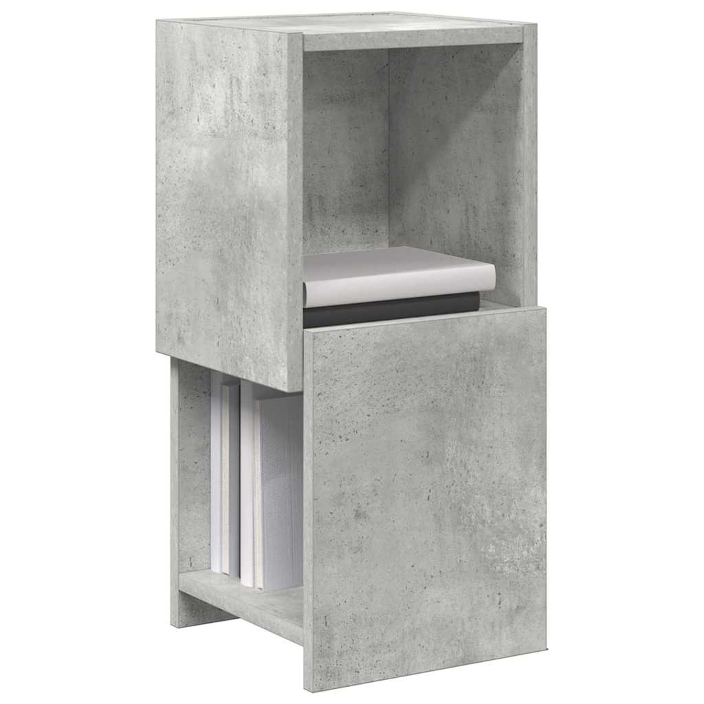 Corner Cabinet 25.5x25x55cm Engineered Wood Concrete Grey