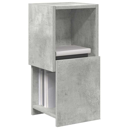 Corner Cabinet 25.5x25x55cm Engineered Wood Concrete Grey