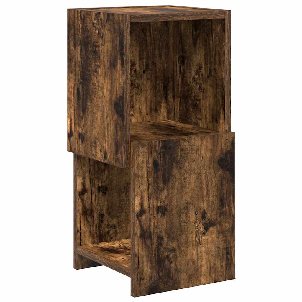 Corner Cabinet Smoked Oak 25.5x25x55cm Engineered Wood