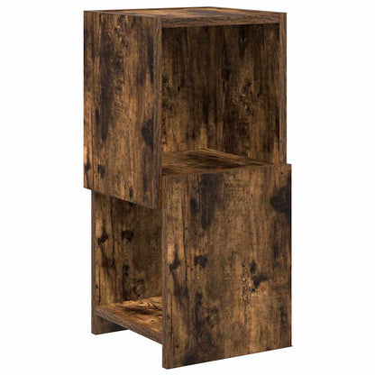 Corner Cabinet Smoked Oak 25.5x25x55cm Engineered Wood