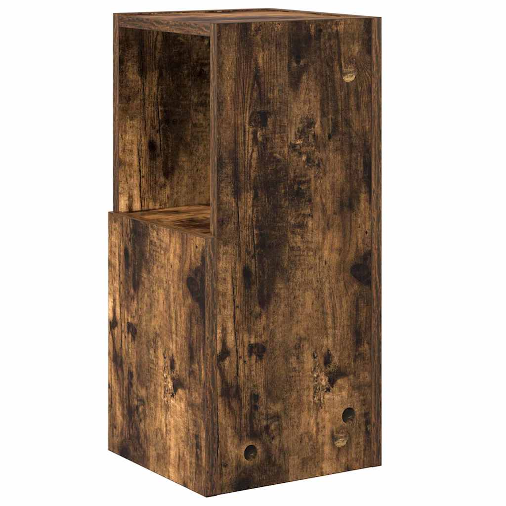 Corner Cabinet Smoked Oak 25.5x25x55cm Engineered Wood