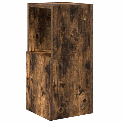 Corner Cabinet Smoked Oak 25.5x25x55cm Engineered Wood