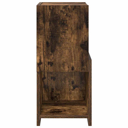 Corner Cabinet Smoked Oak 25.5x25x55cm Engineered Wood