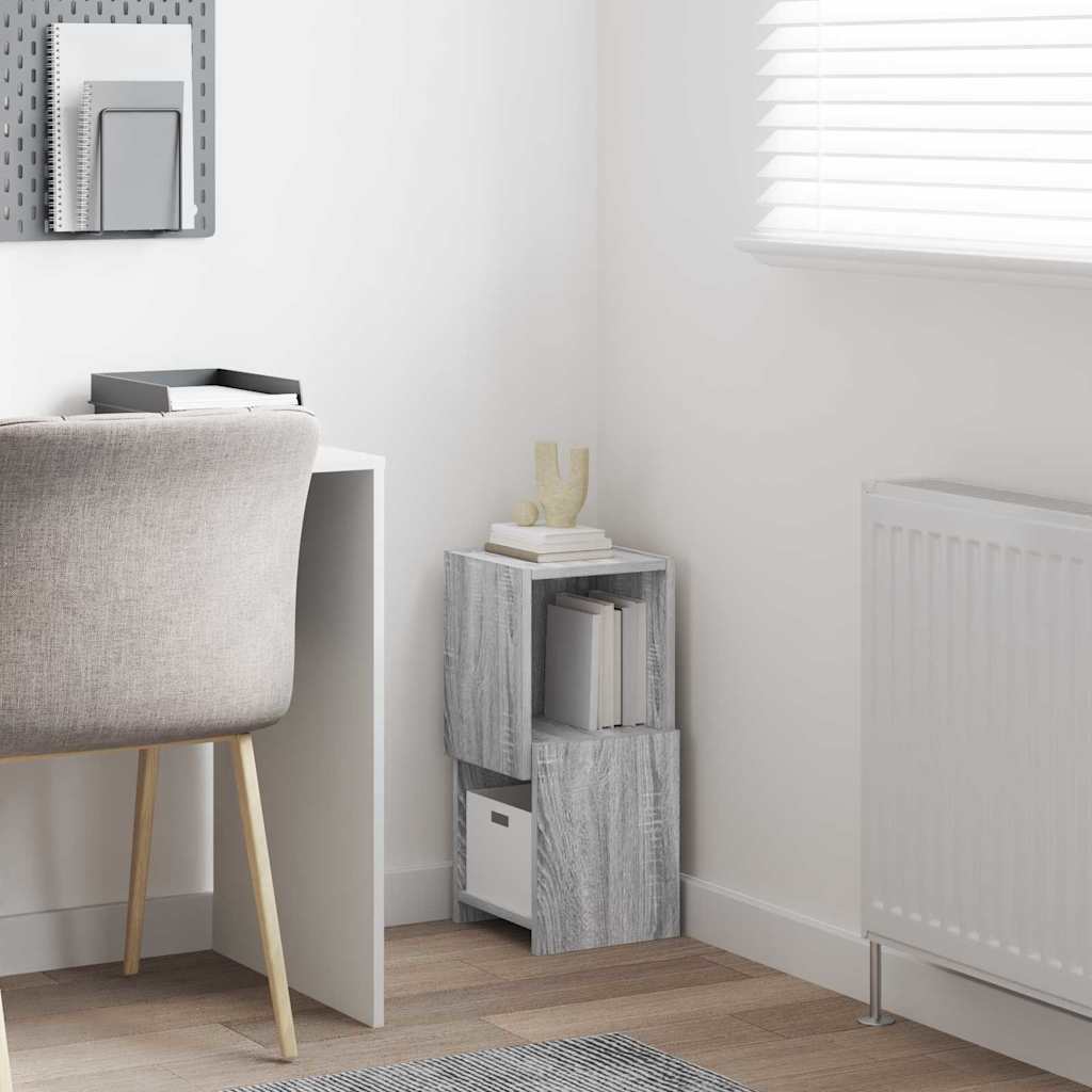 Corner Cabinet Grey Sonoma 25.5x25x55cm Engineered Wood