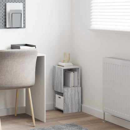 Corner Cabinet Grey Sonoma 25.5x25x55cm Engineered Wood