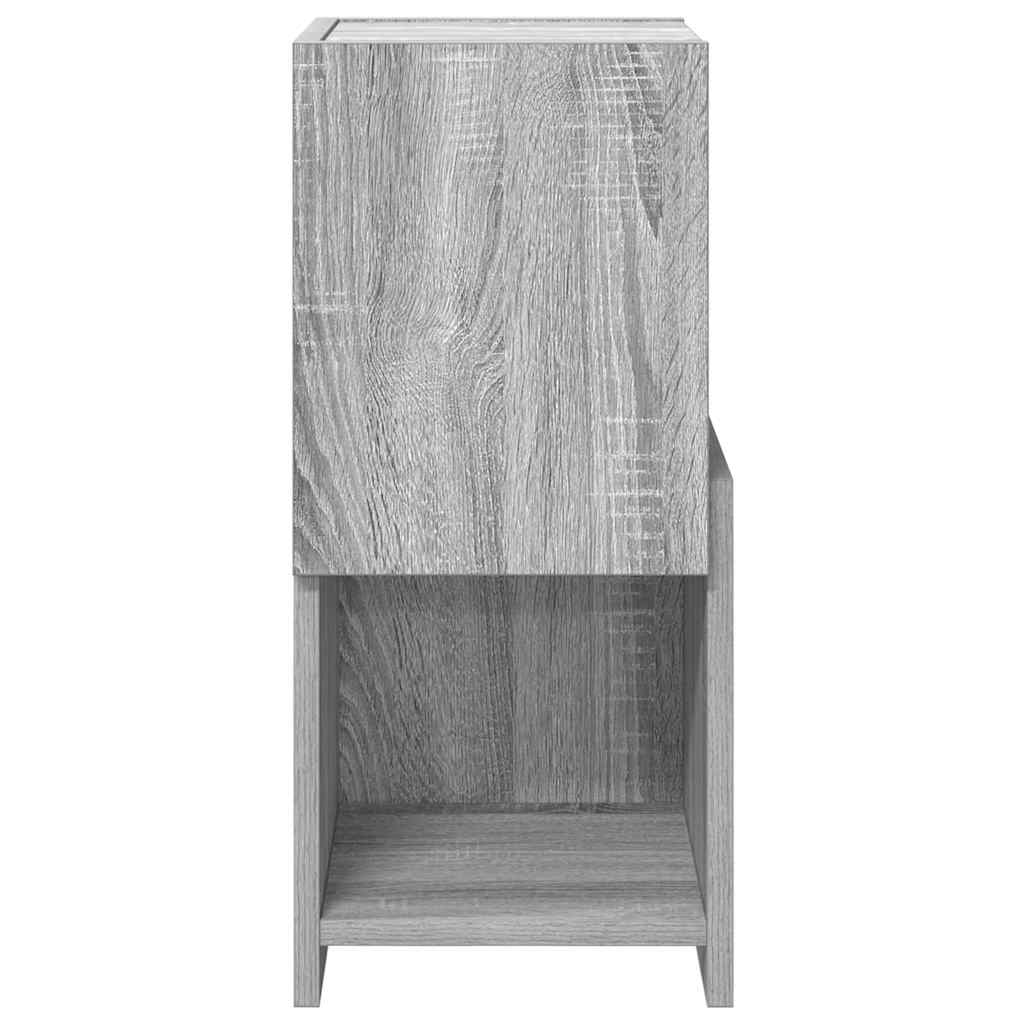Corner Cabinet Grey Sonoma 25.5x25x55cm Engineered Wood