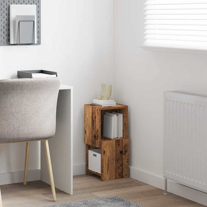 Corner Cabinet Old Wood 25.5x25x55cm Engineered Wood