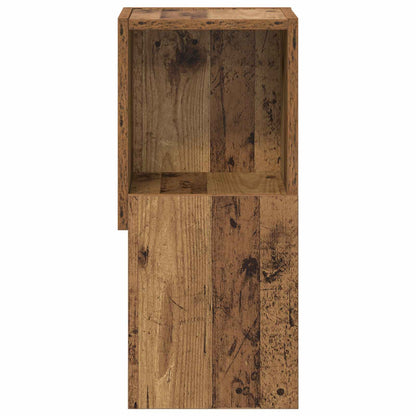 Corner Cabinet Old Wood 25.5x25x55cm Engineered Wood