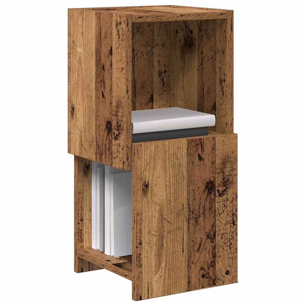 Corner Cabinet Old Wood 25.5x25x55cm Engineered Wood