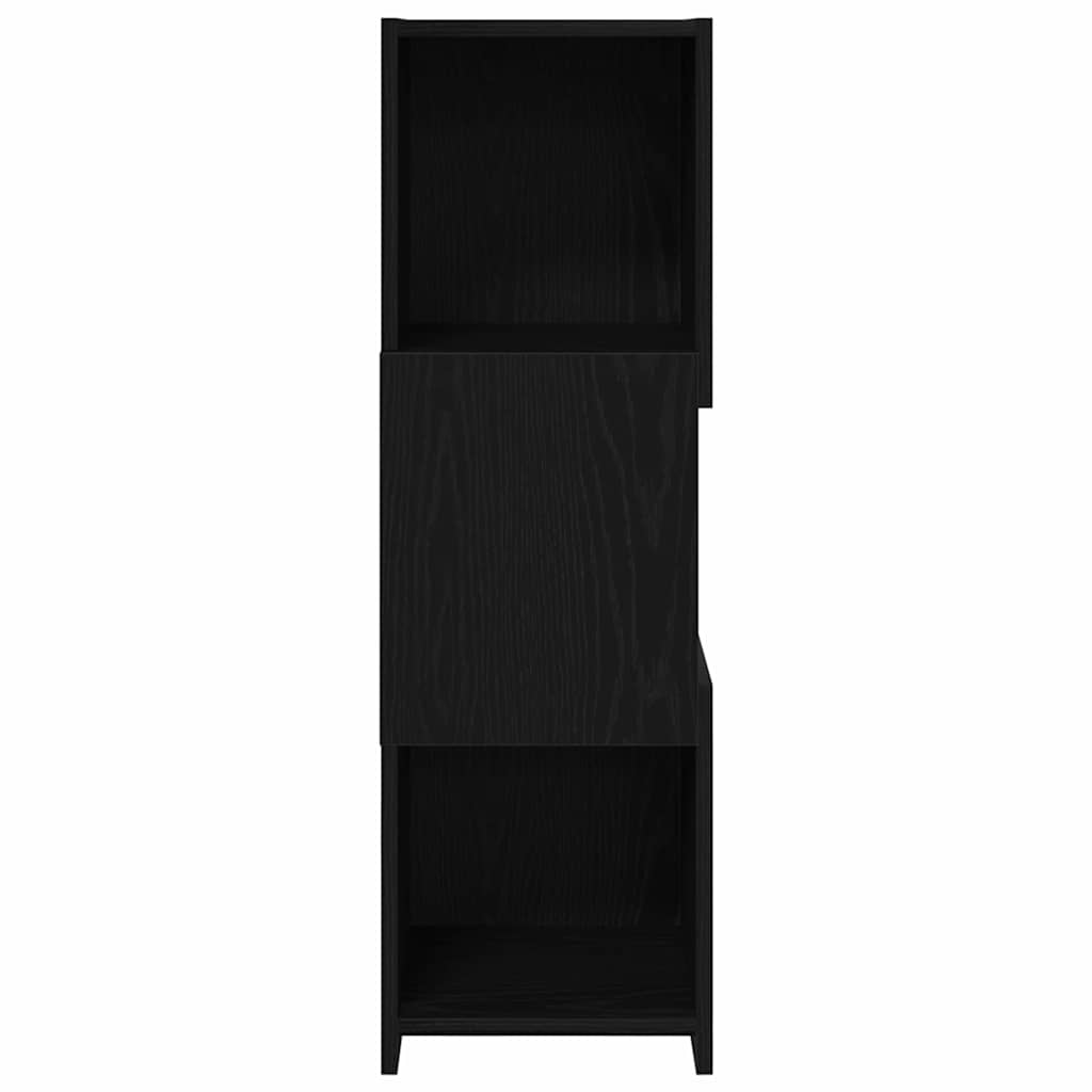 Corner Cabinet Black Oak 30.5x30x95cm Engineered Wood