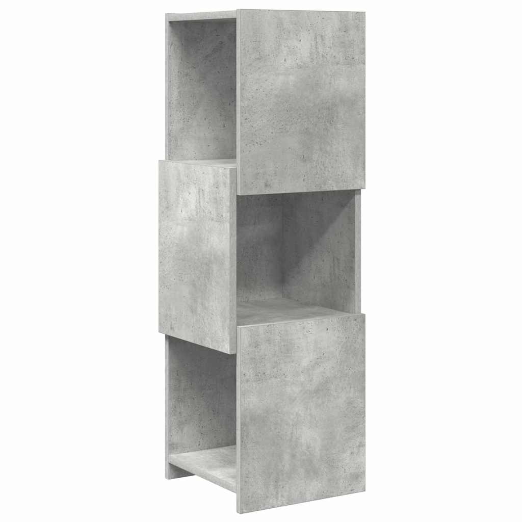 Corner Cabinet 30.5x30x95cm Engineered Wood Concrete Grey